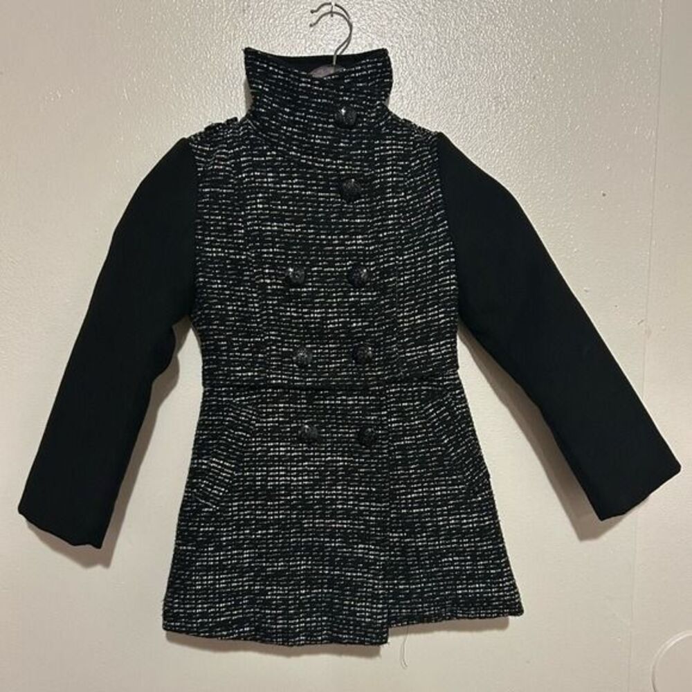 Jessica Simpson Black Coat Size 7 for girls